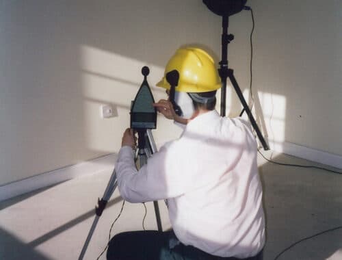 Charlie Fleming doing a sound test